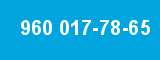 960 017-78-65